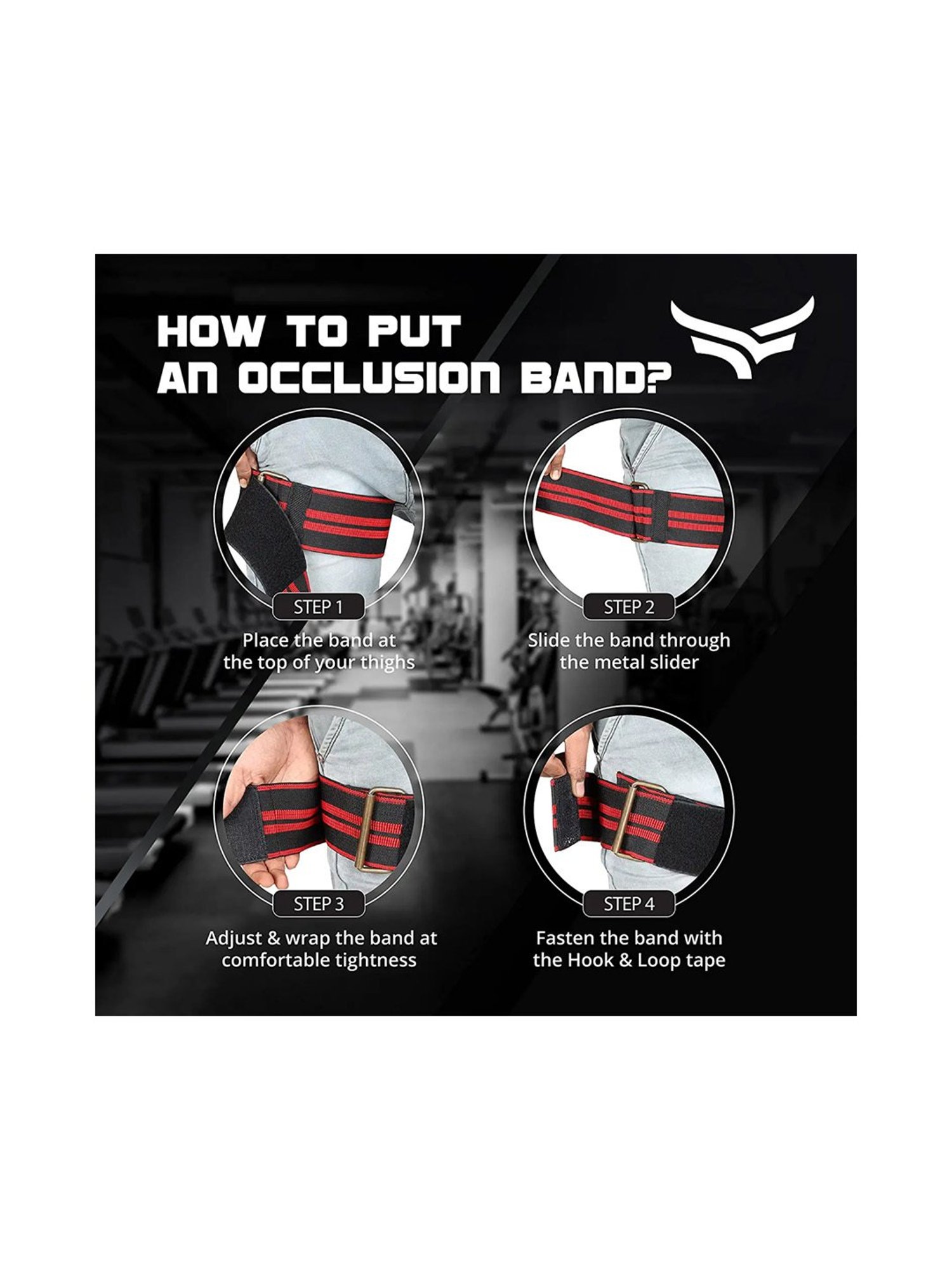 Xtrim Pack of 2 BFR Band (Red)