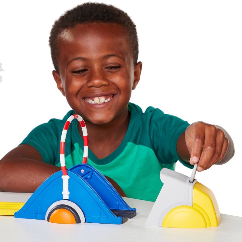 HAPE Wooden Fire Engine Playset with Working Ladder, Fireman and Dog