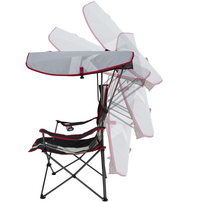 Mac Sports Beach Day Foldable Chaise Lounge Chair & Integrated Pull Cart Combo