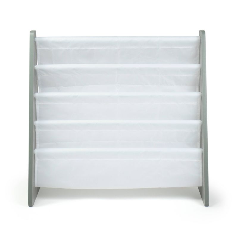 Kids' Bookshelf 4 Tier Book Organizer Gray - Humble Crew