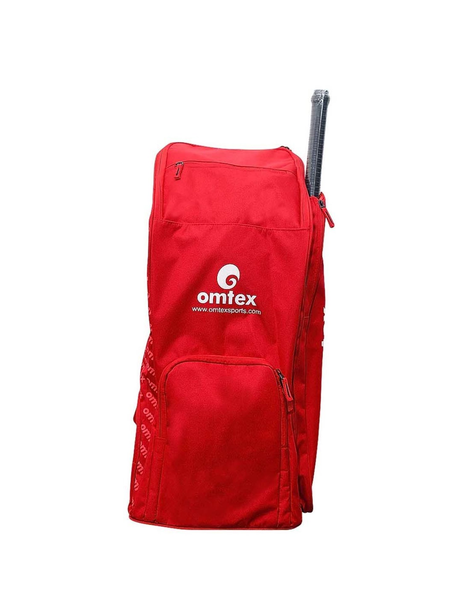 Omtex Red Cricket Duffle Kit Bag for Junior Cricketers
