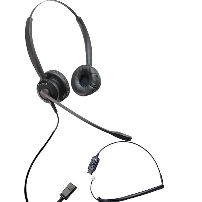 Phone Compatible XS 825 Noise Canceling Headset wMute | IP Phones J139 J169 J1791608 1616 9601 9608 9610 9611 9611G 9620 9620 9621 9630 9640 9640G 9641 9650 9650C 9670