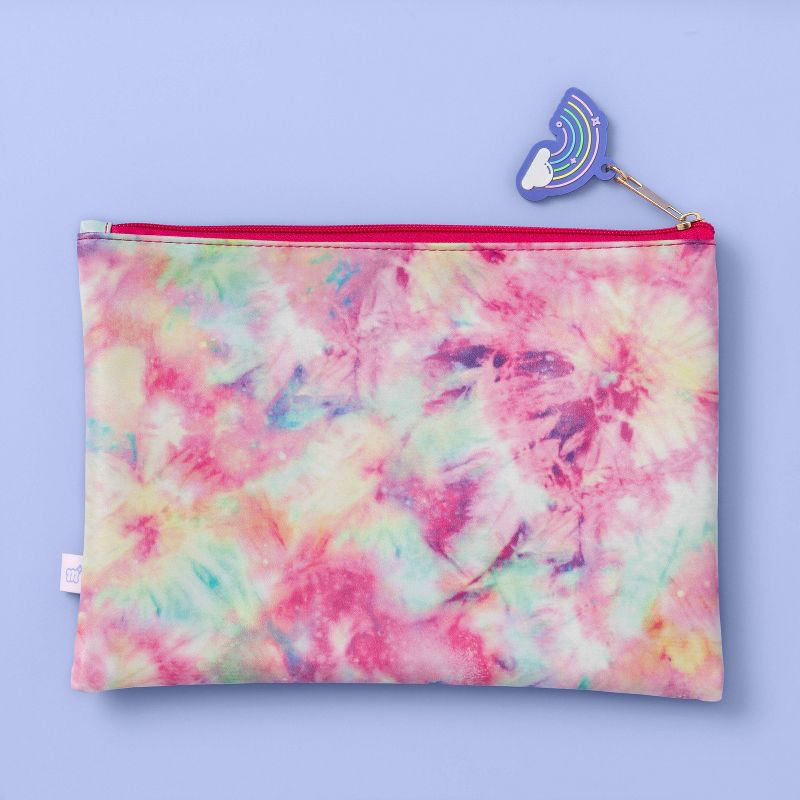Tie-Dye Plastic Zipper Pencil Pouch - More Than Magic™