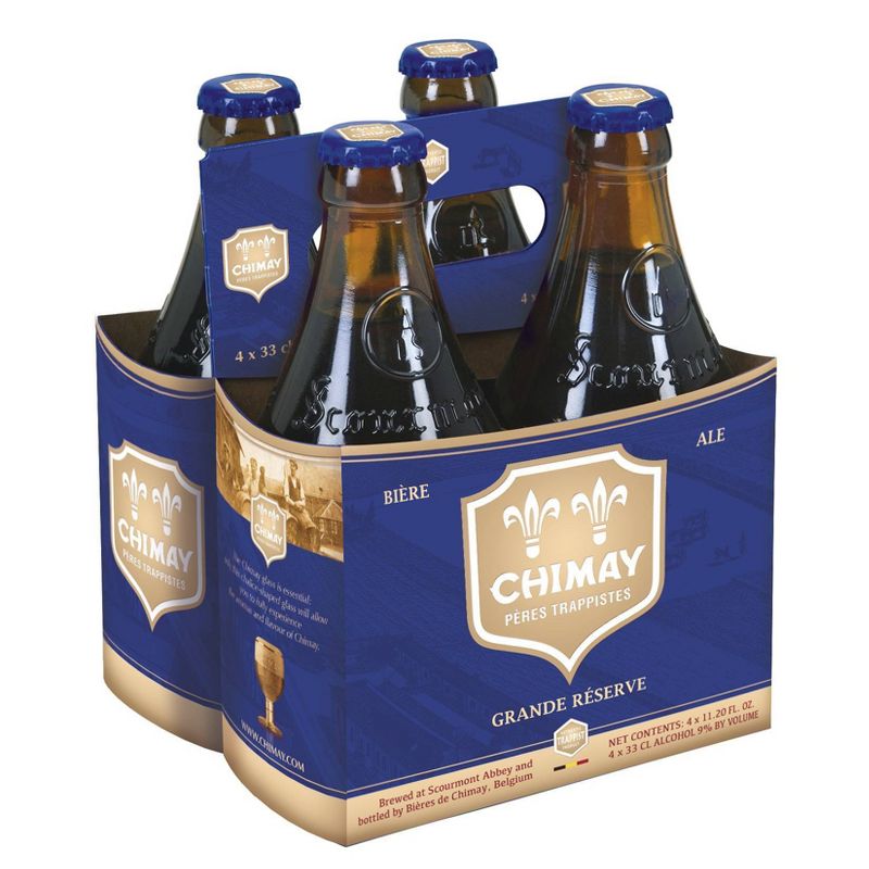 Chimay Grande Reserve Dark Strong Ale Beer - 4pk/11.2 fl oz Bottles