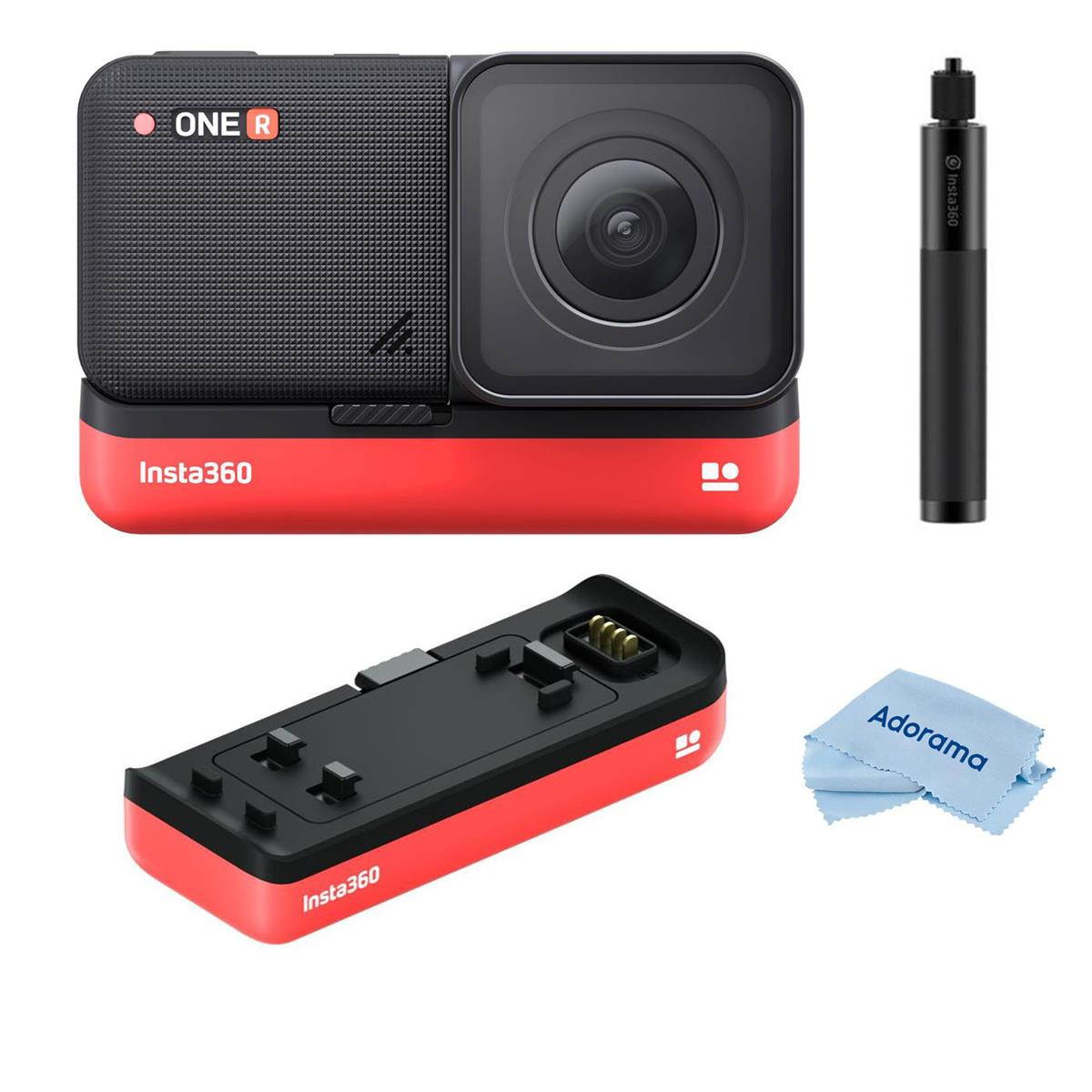 Insta360 ONE R 4K Edition With Insta360 ONE R Self Stick 27.5"/ Battery Base