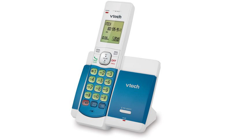 VTech DECT 6.0 Expandable Cordless Phone w/ Handset - Blue (CS5119-15)