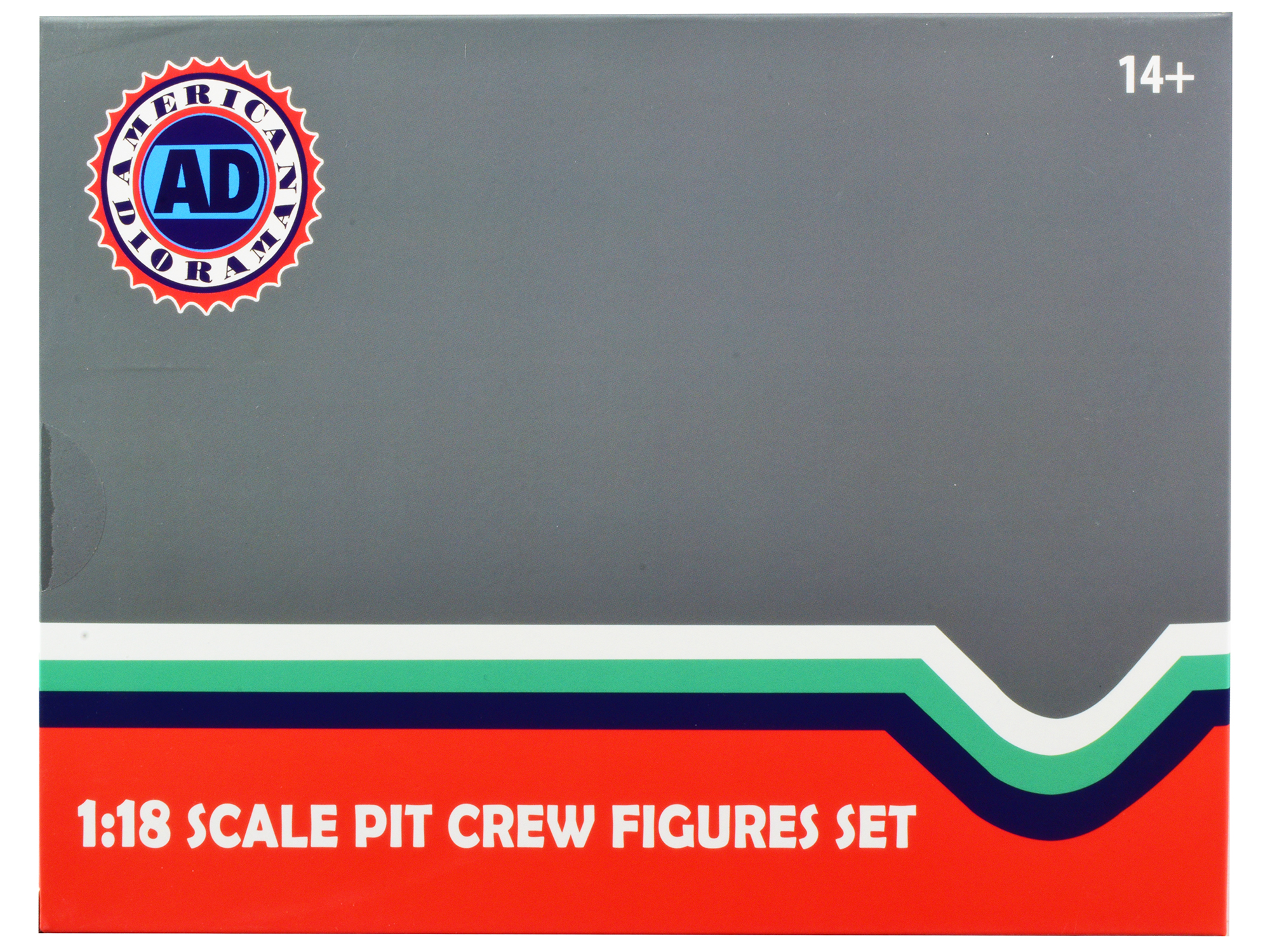 Formula One F1 Pit Crew 7 Figurine Set Team Blue for 1/43 Scale Models by American Diorama