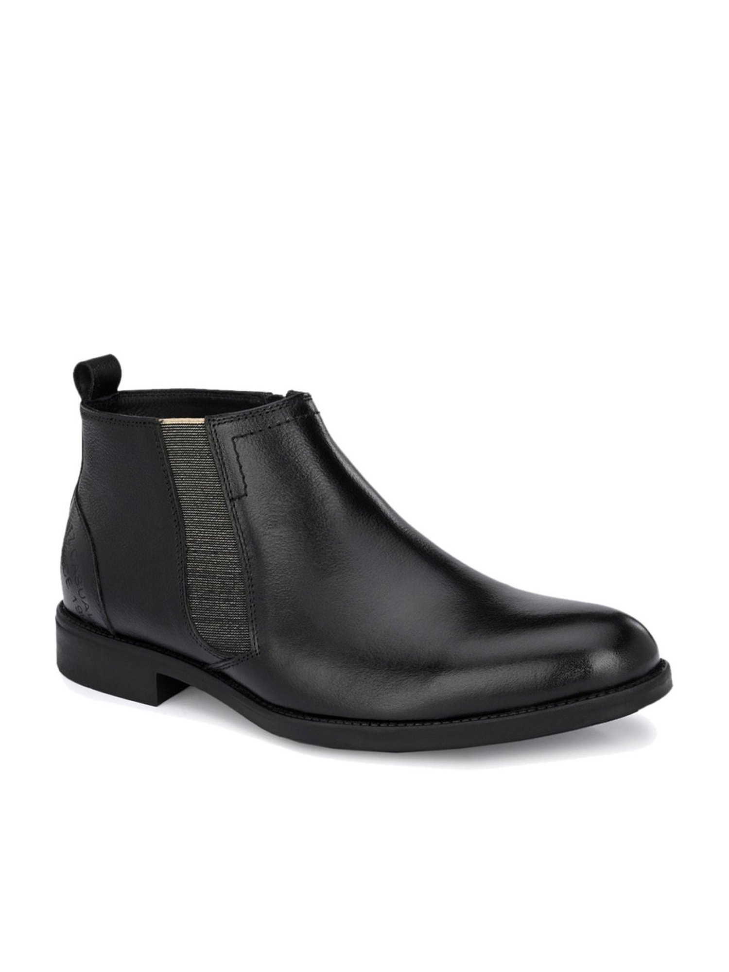 Hitz Men's Black Chelsea Boots