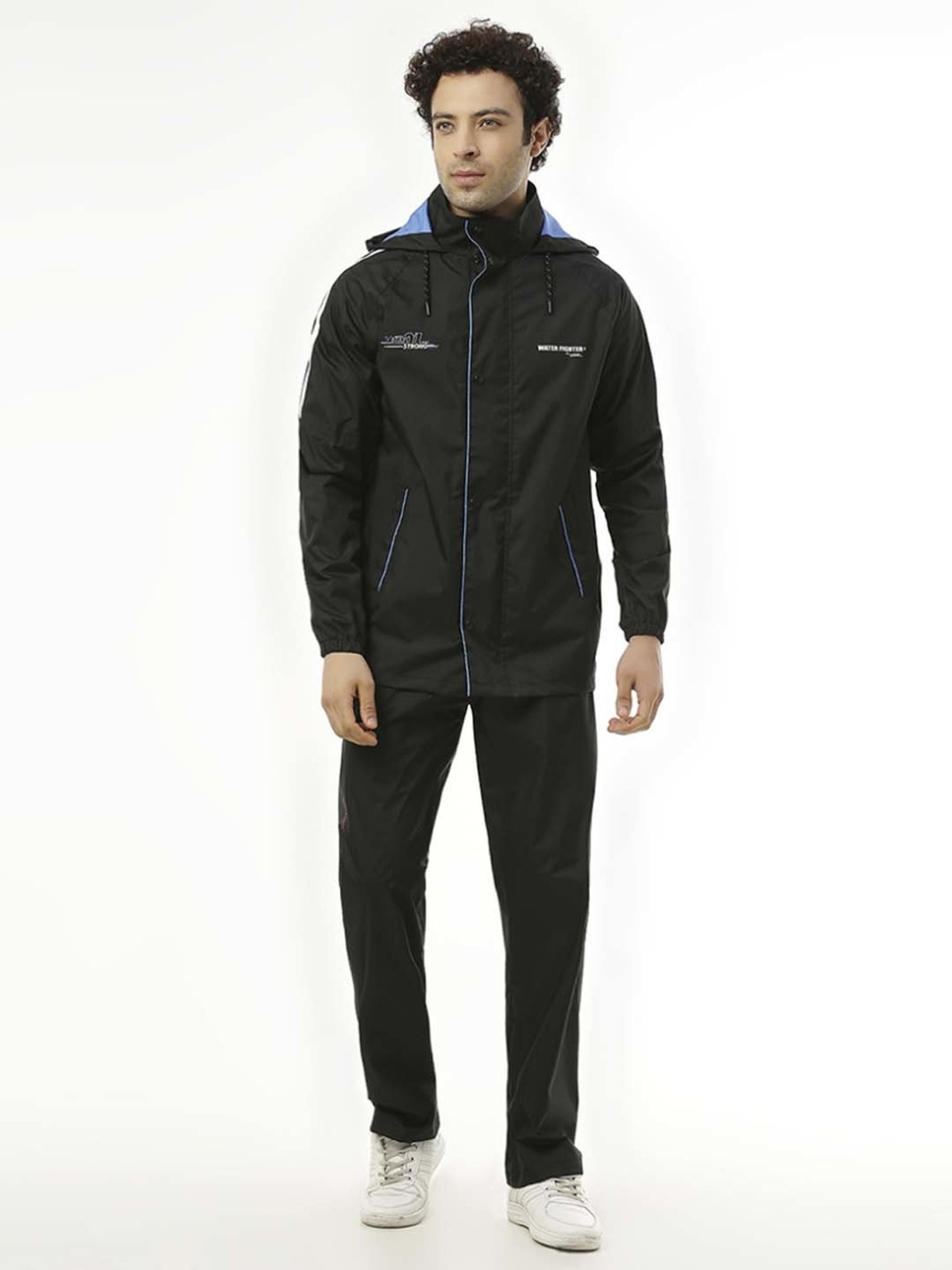 Zeel Black Raincoat Set