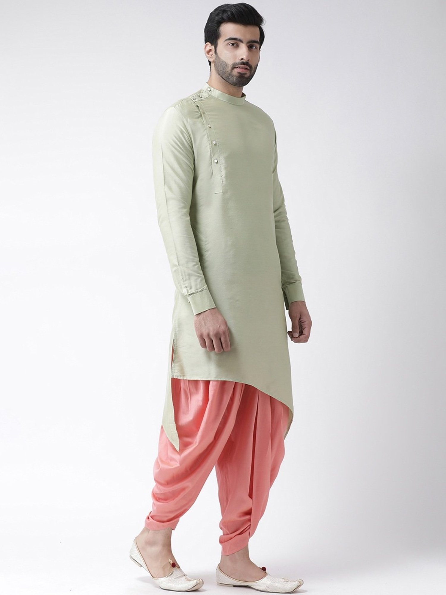 KISAH PLUS Green Regular Fit Kurta Bottom Set