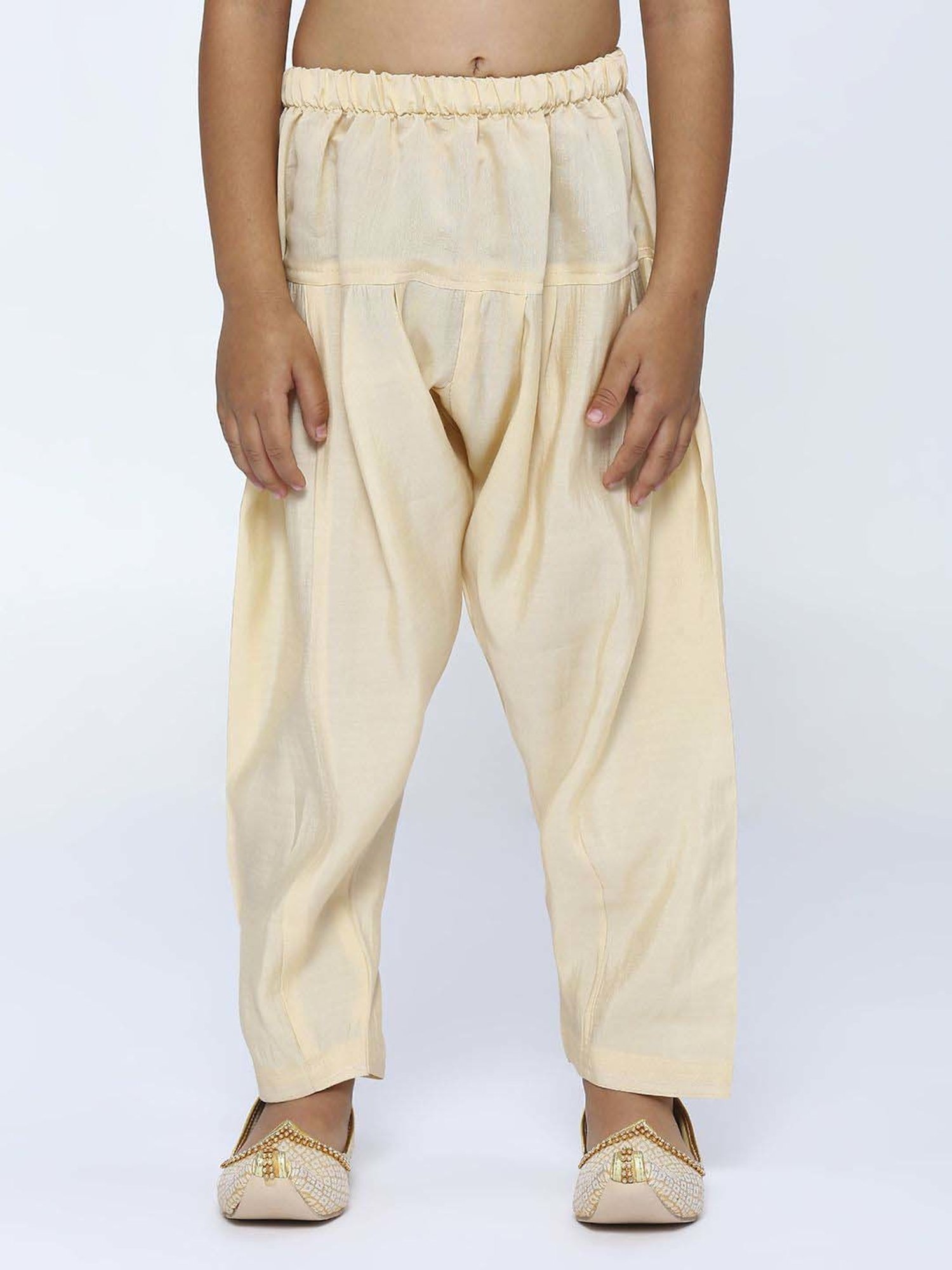 Kids Island Boys Tan Sequence Full Sleeves Kurta Set