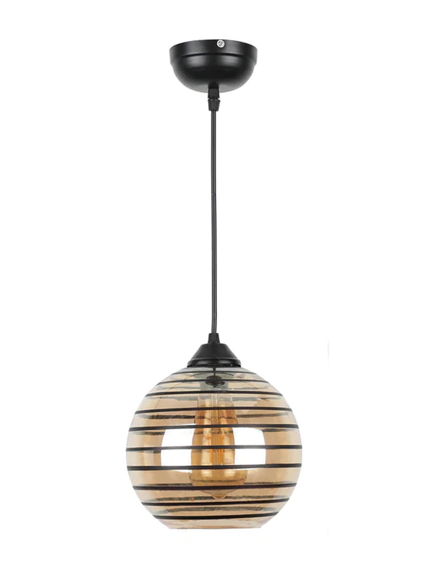 DecorativeRay Copper & Black Hanging Light - Set of 1