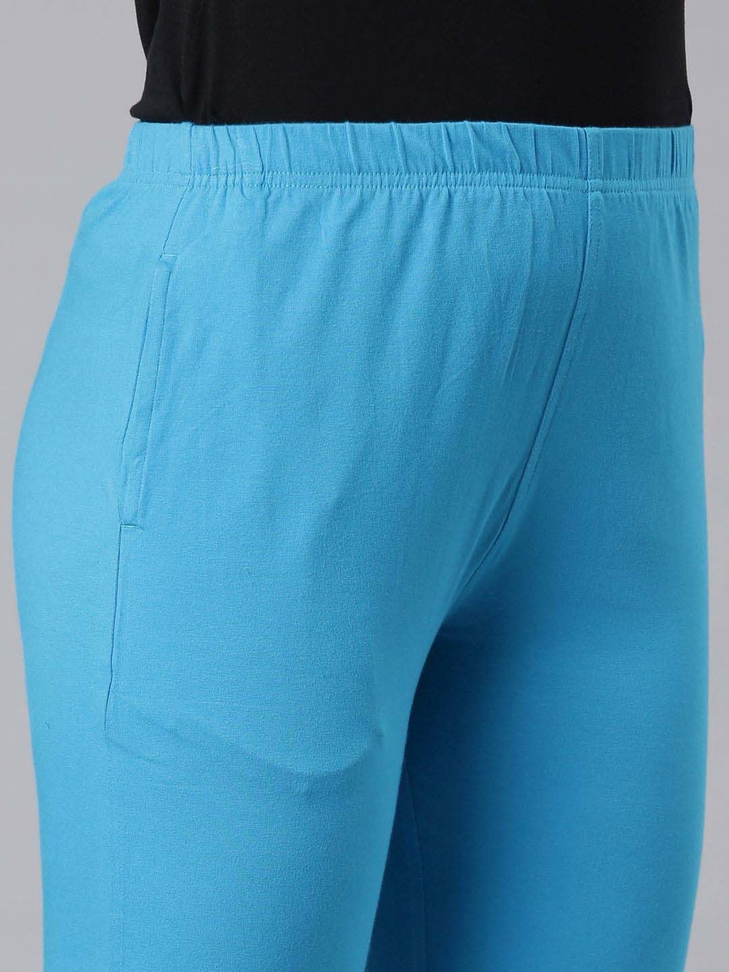 Dixcy Slimz Blue Skinny Fit Kurti Pants