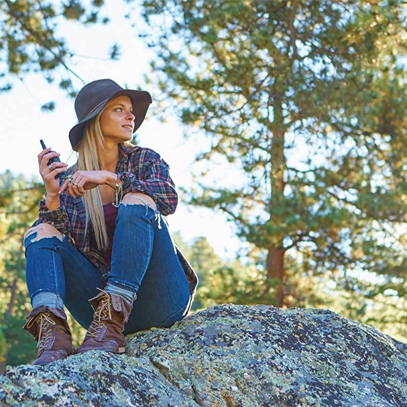 LXT118VP, FRS Walkie Talkies - Extended Range Two Way Radios, Hands-Free VOX, Batteries Included (Pair Pack) (Black)