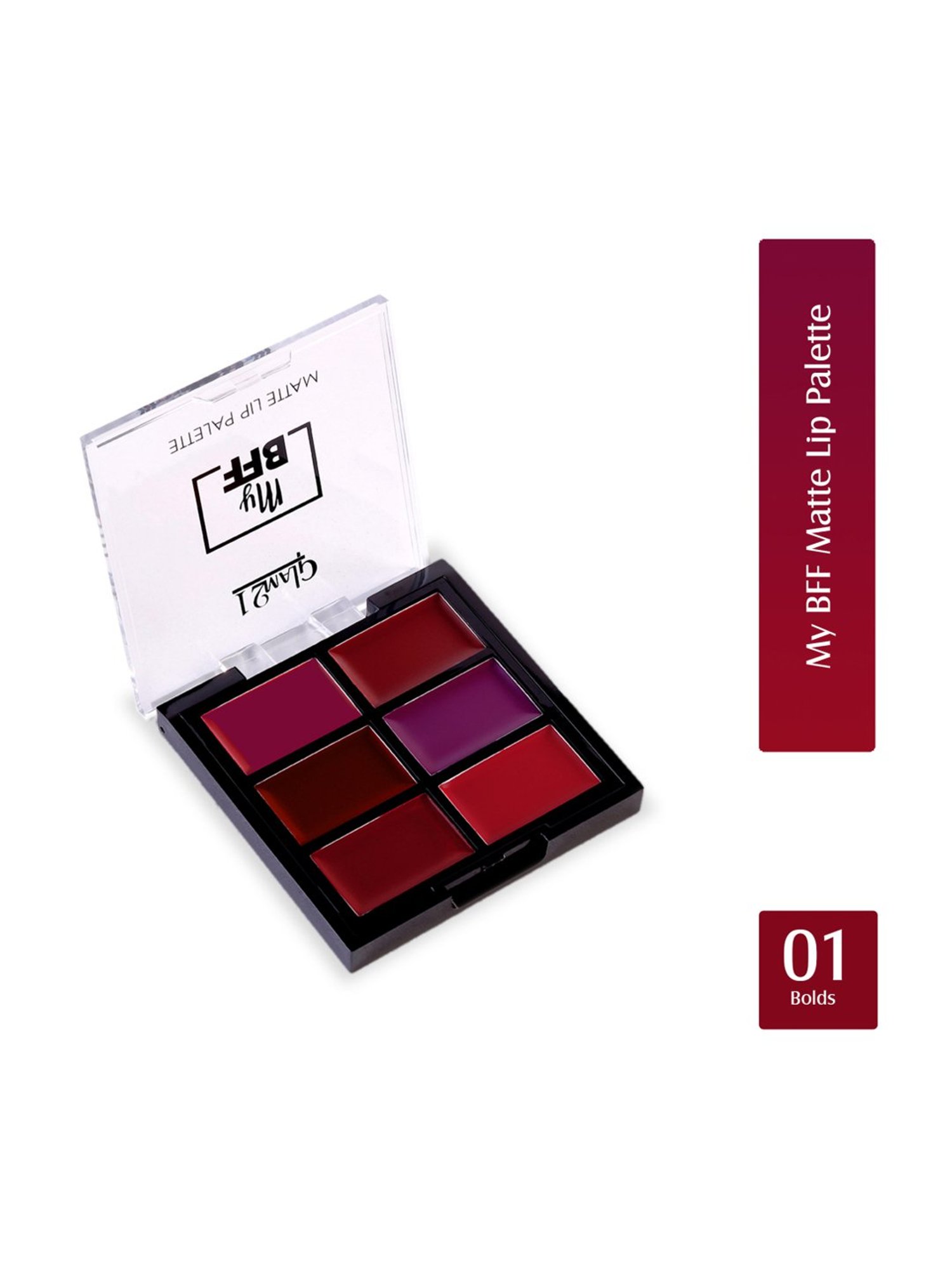 Glam21 My BFF Matte Lip Palette 01 Bolds - 9 gm