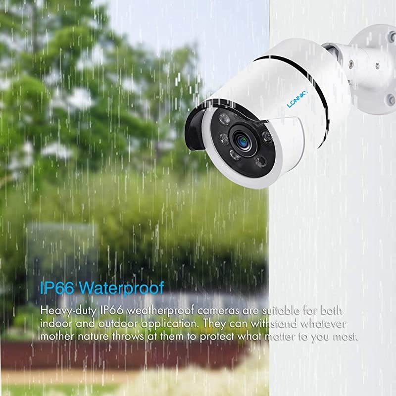 1080P Full HD Security Camera System Outdoor, 8CH Surveillance DVR with 2TB HDD and 4PCS 2MP Outdoor Bullet & Dome Cameras, Free App & Email Alerts, Clear Night Vision, Easy DIY Installation