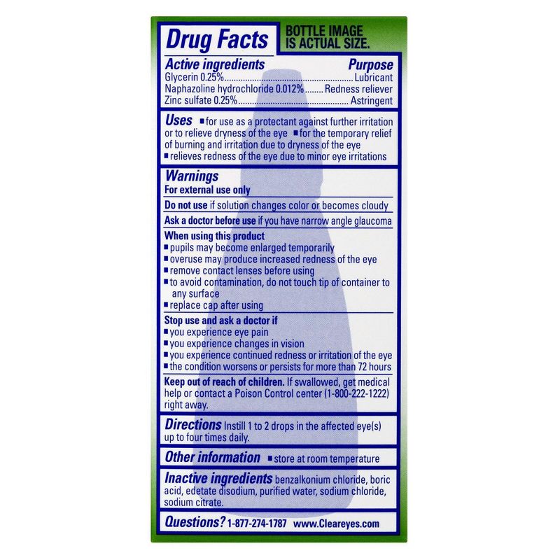 Clear Eyes Maximum Itchy Eye Relief Eye Drops Relieves Itchy Eyes - 0.5 fl oz