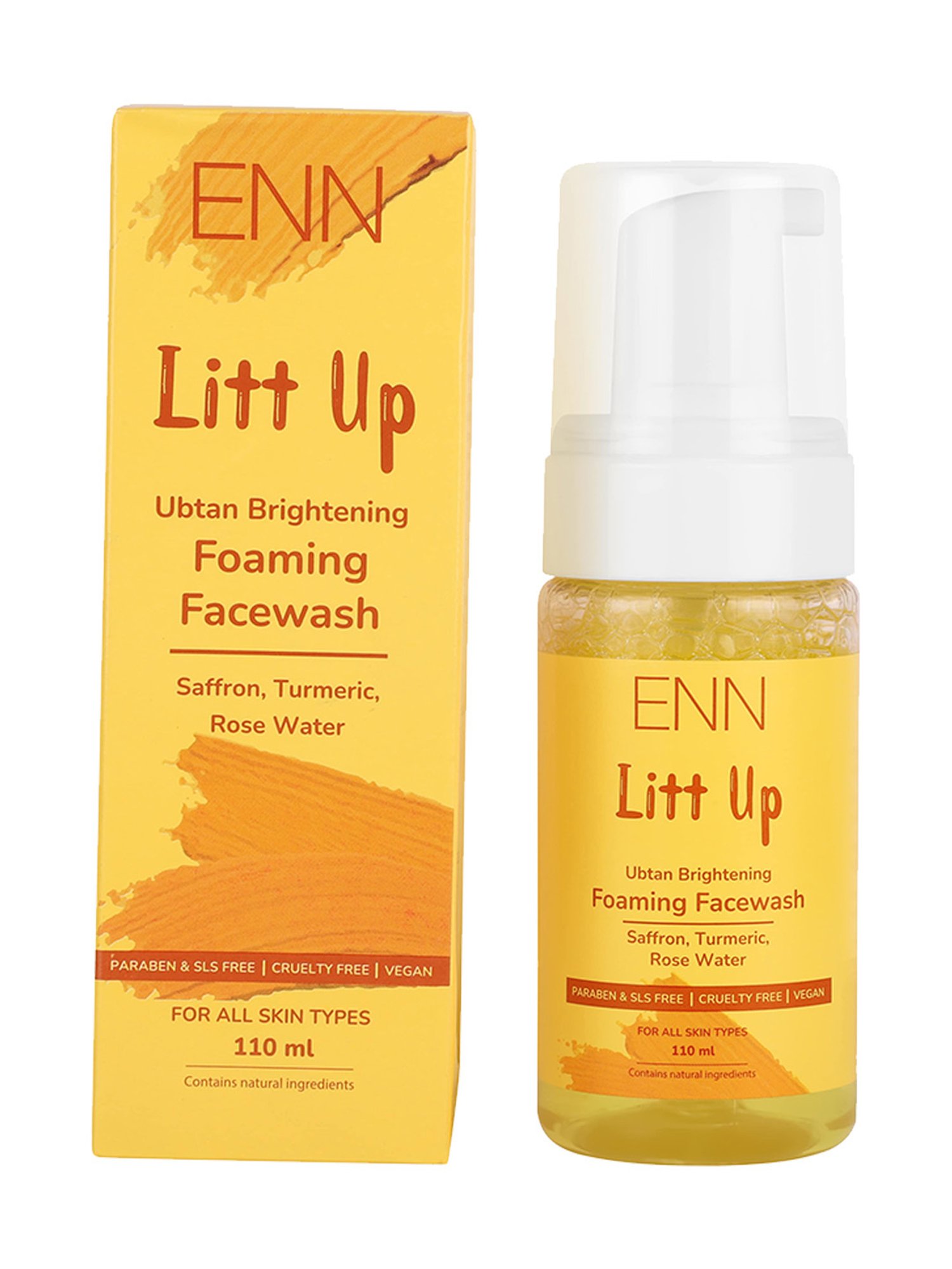 ENN Litt Up Ubtan Skin Brightening Forming Face Wash & Face Gel