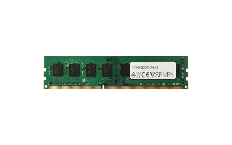V7 8GB DDR3 SDRAM Memory Module - For Desktop PC - 8 GB - DDR3-1600/PC3L-12800 DDR3 SDRAM - CL11 - 1.35 V - TAA Compliant - Non-ECC - Unbuffered