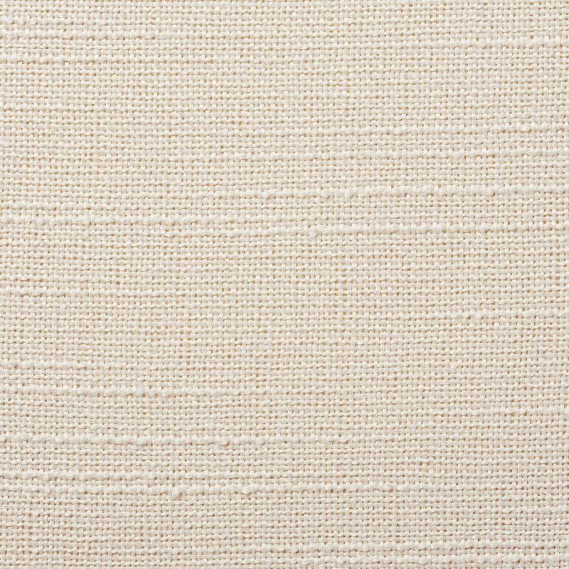 Catalina Mudcloth Round Ottoman Cream - Threshold™ designed with Studio McGee