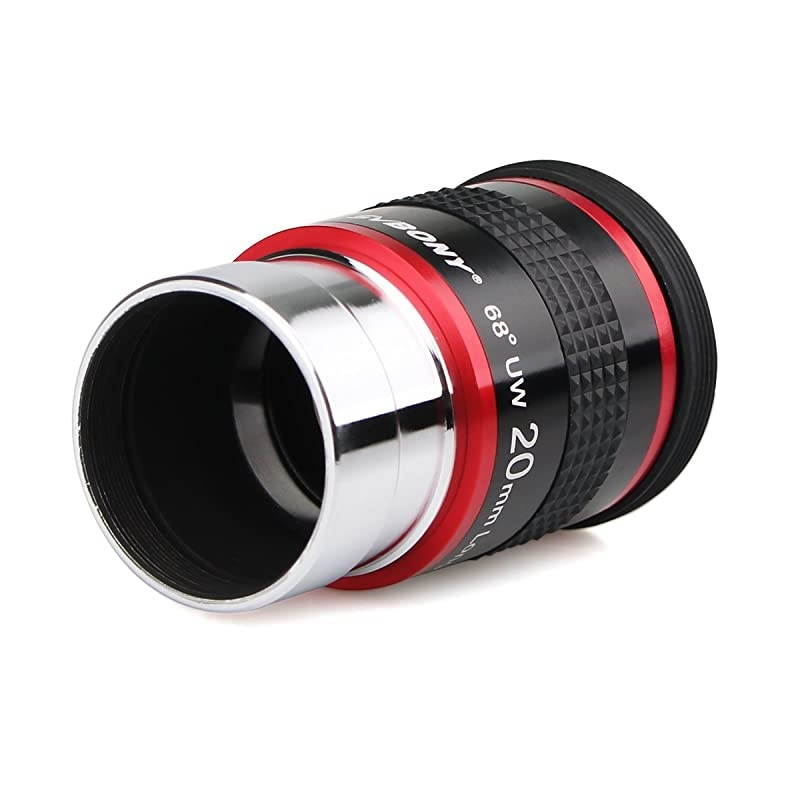 Telescope Eyepiece 125 inches Eyepiece 68 Degree Ultra Wide Angle 20mm