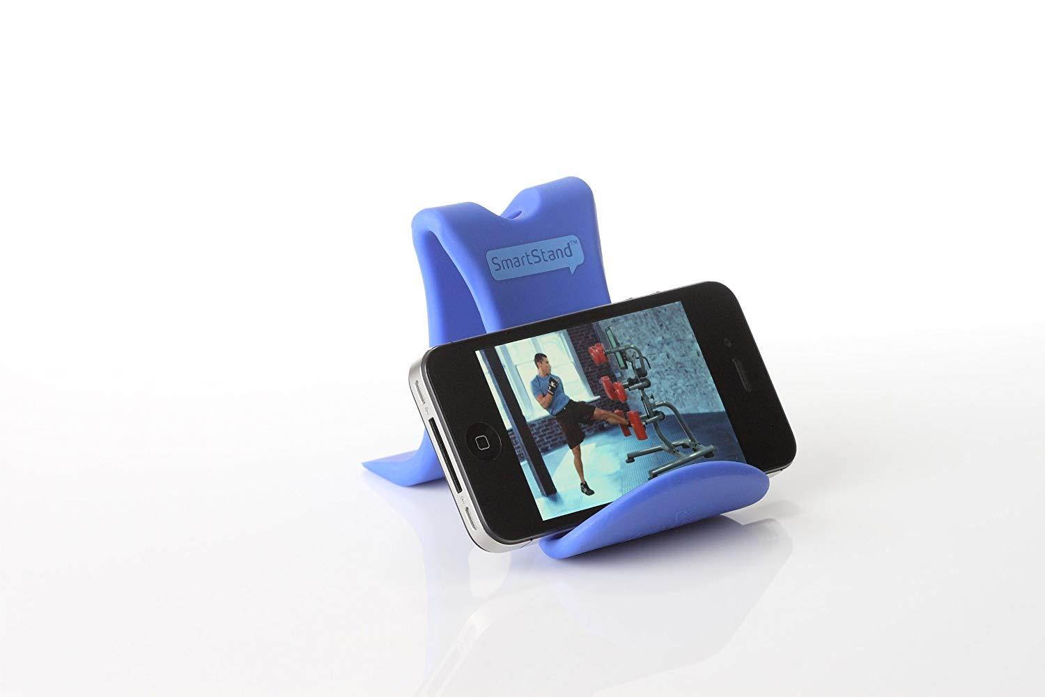 SmartStand Mobile Device Holder for All Cell Phones - Blue