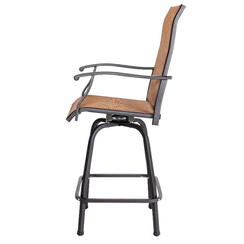 Iron Swivel Bar Stools - Nuu Garden