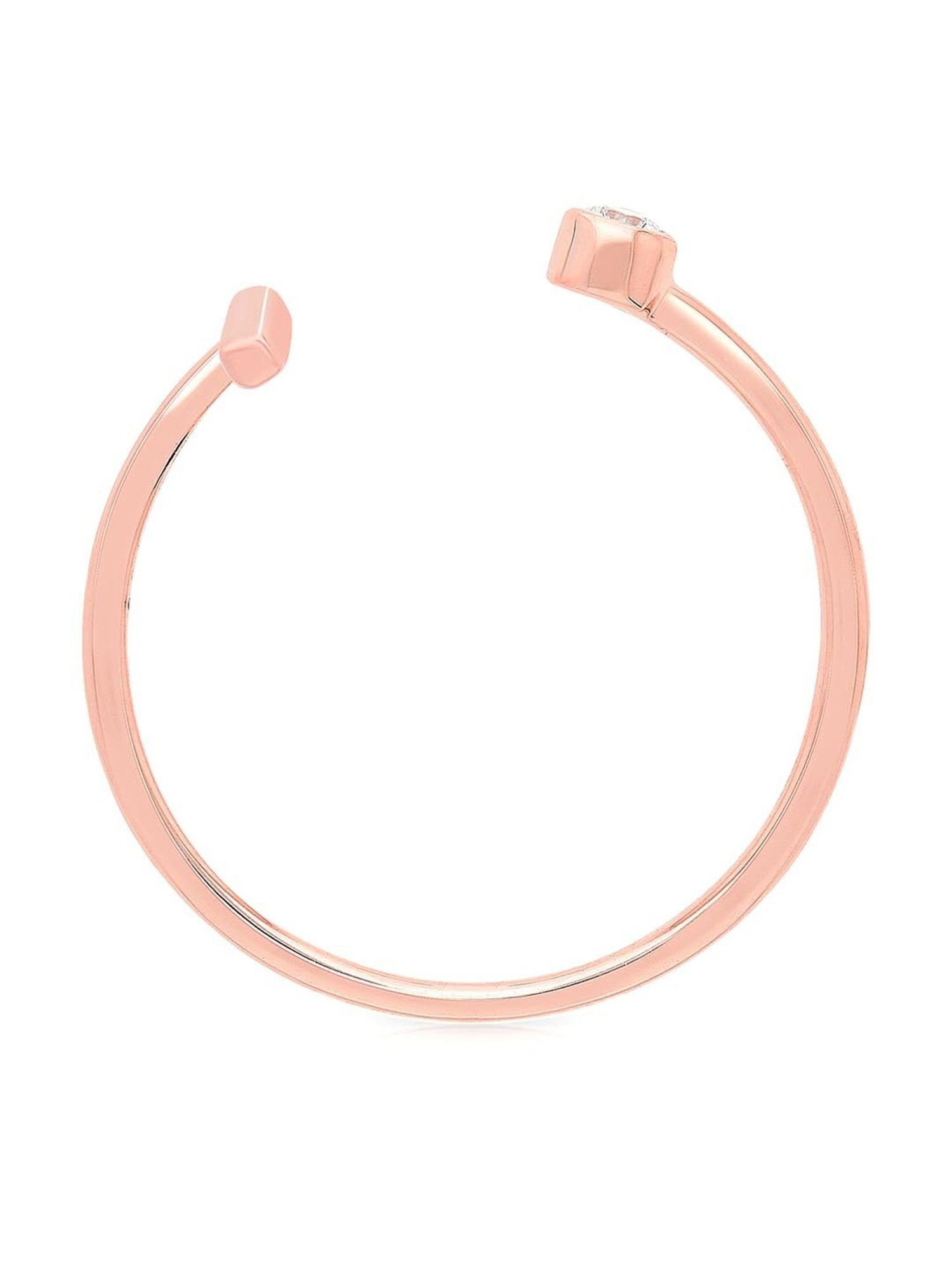 Malabar Gold and Diamonds 14k Gold Alphabet I Ring for Women