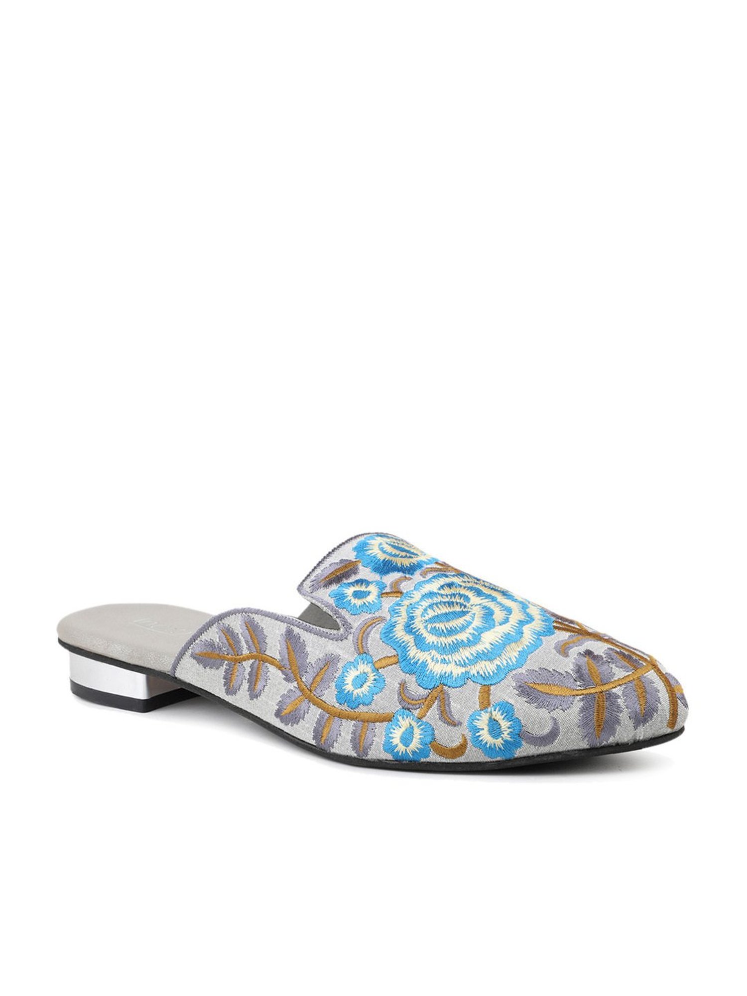 Inc.5 Women's Grey Mule Shoes