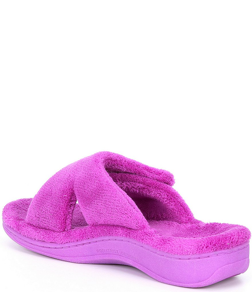 Cabernet Microfiber Terry Slippers