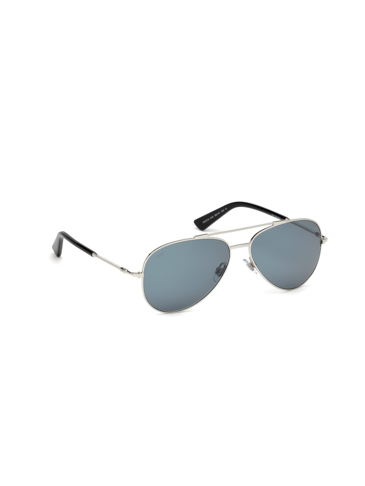WEB EYEWEAR Blue Square Unisex Sunglasses