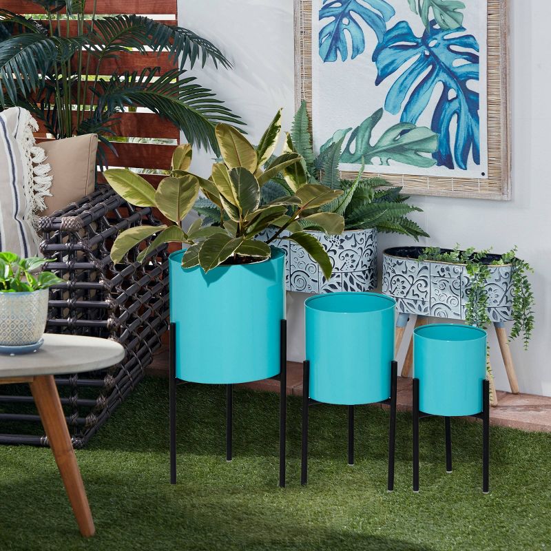 The HC Companies 3 Inch Round Plastic Sprite Decorative Indoor Flower Succulent Planter Pot with Drain Plug Hole, Artisan Taupe