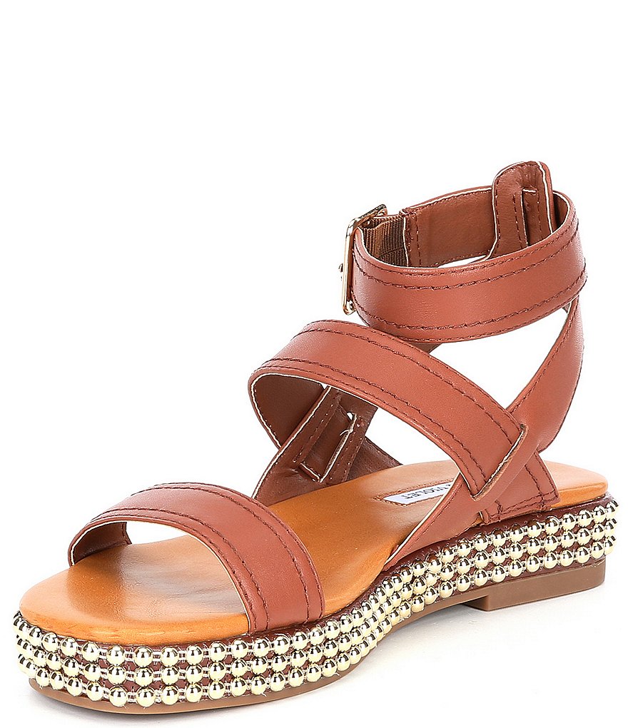Chelsea & Violet Dax Ankle Strap Chain Flatform Sandals