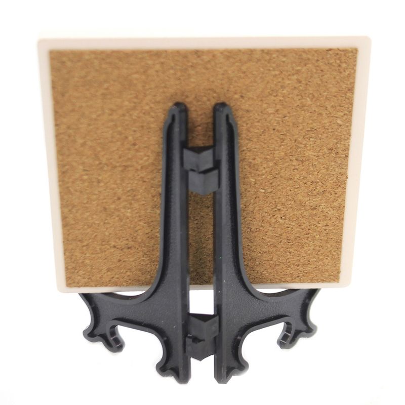 Animal 4.0" Labradoodle - Home Cork Back Coaster Easel Sjt Enterprises  -  Coasters