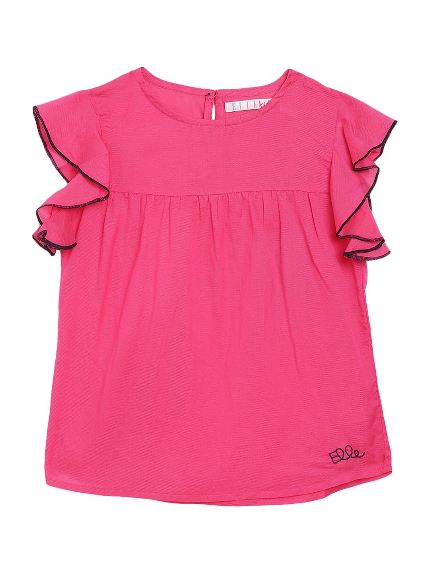 Elle Kids Pink Cotton Top