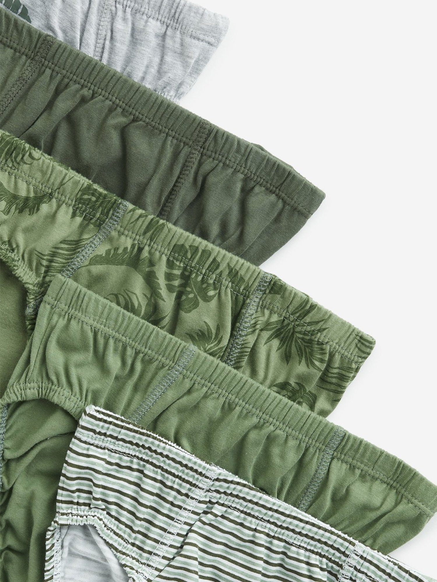 HOP Kids by Westside Yellow Printed Cotton Briefs - Pack of 5