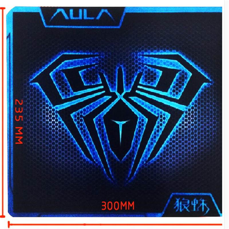 AULA Gaming Mouse Pad with Stitched Edge, Spider Animal Printing PC Computer Mouse Mat, Non-Slip Rubber Base Mousepad for Laptop, Desktop Mice (Size:11.8x9.3 Inch)