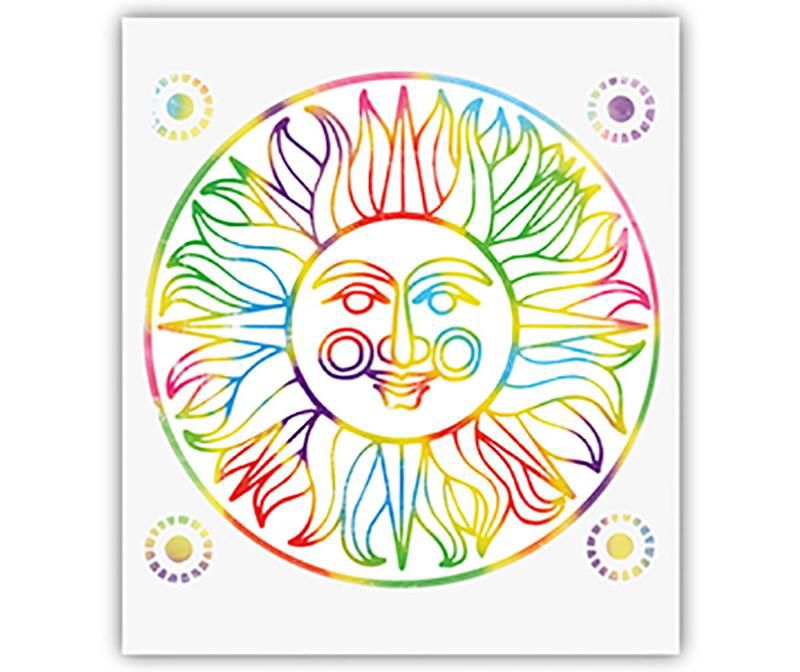 Creativity Street Now You See It Etch Paper, Rainbow, 50 Sheets