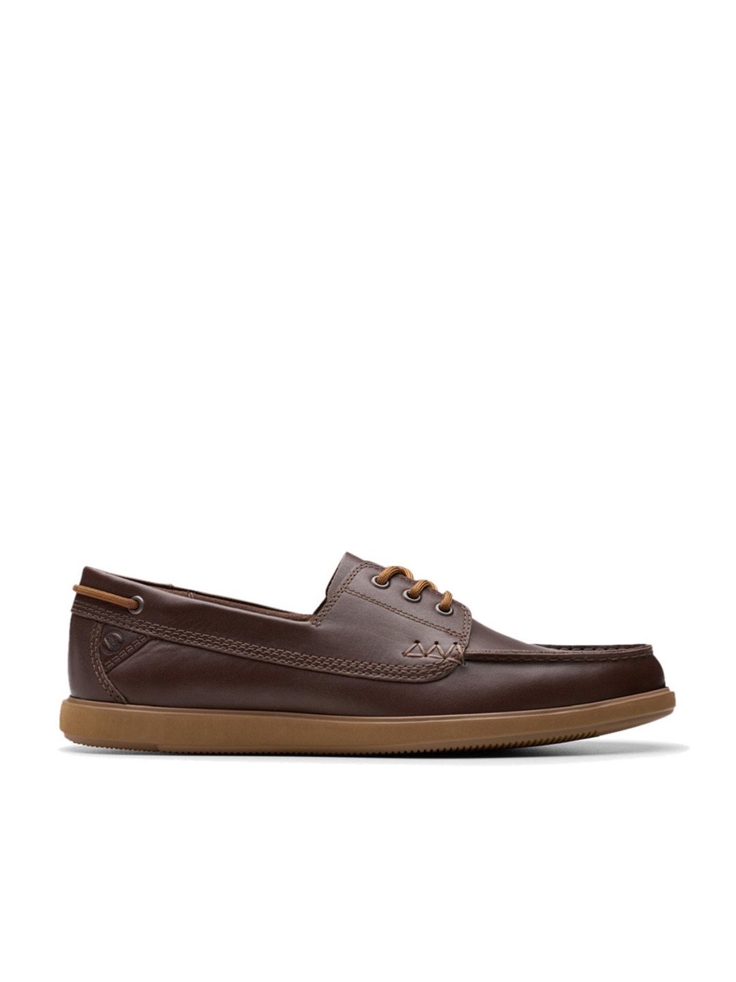 Clarks Men's Bratton Boat Brown Derby Shoes