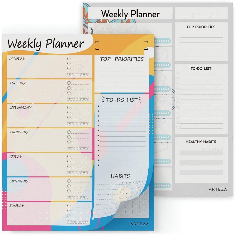 2021-22 Academic Planner 8.5" x 11" Flexible Cover Weekly/Monthly Wirebound Rose - The Home Edit