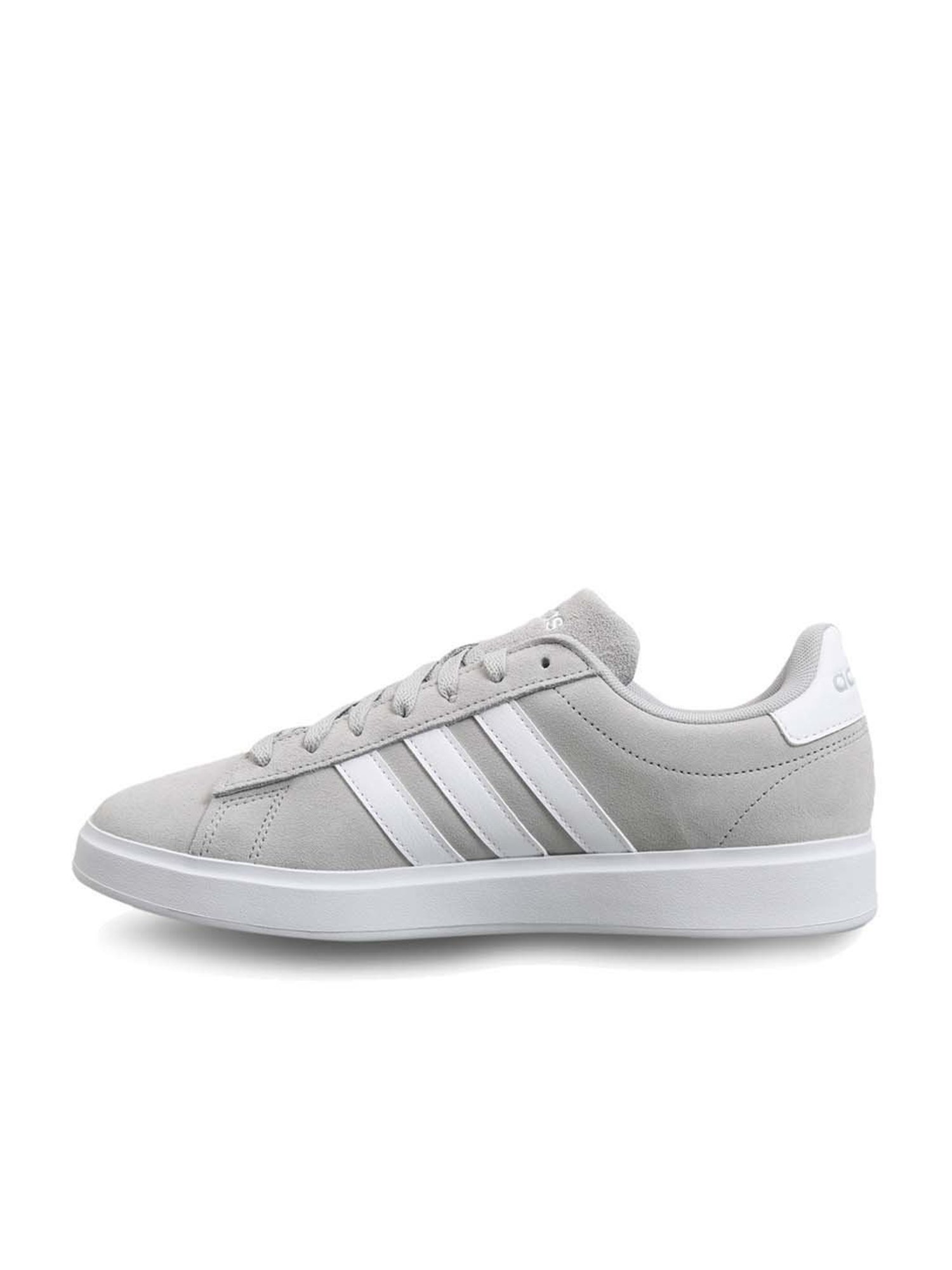 Adidas Men's GRAND COURT Grey Tennis Shoes