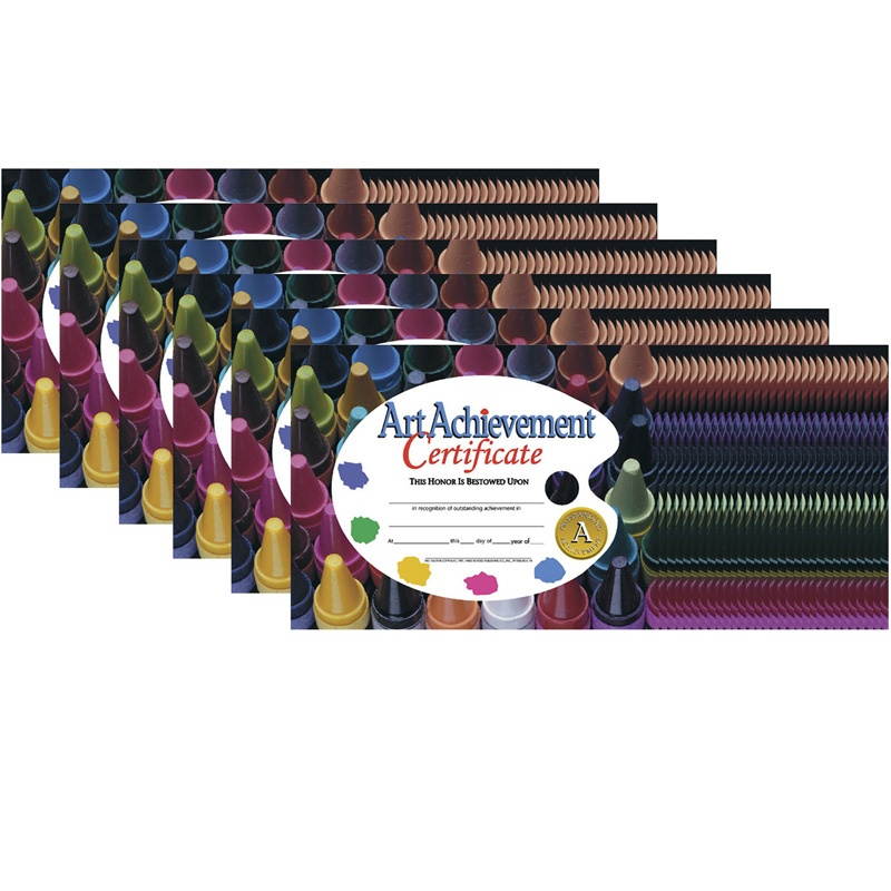 FLIPSIDE 6 PK CERTIFICATES ART ACHIEVEMENT A570BN