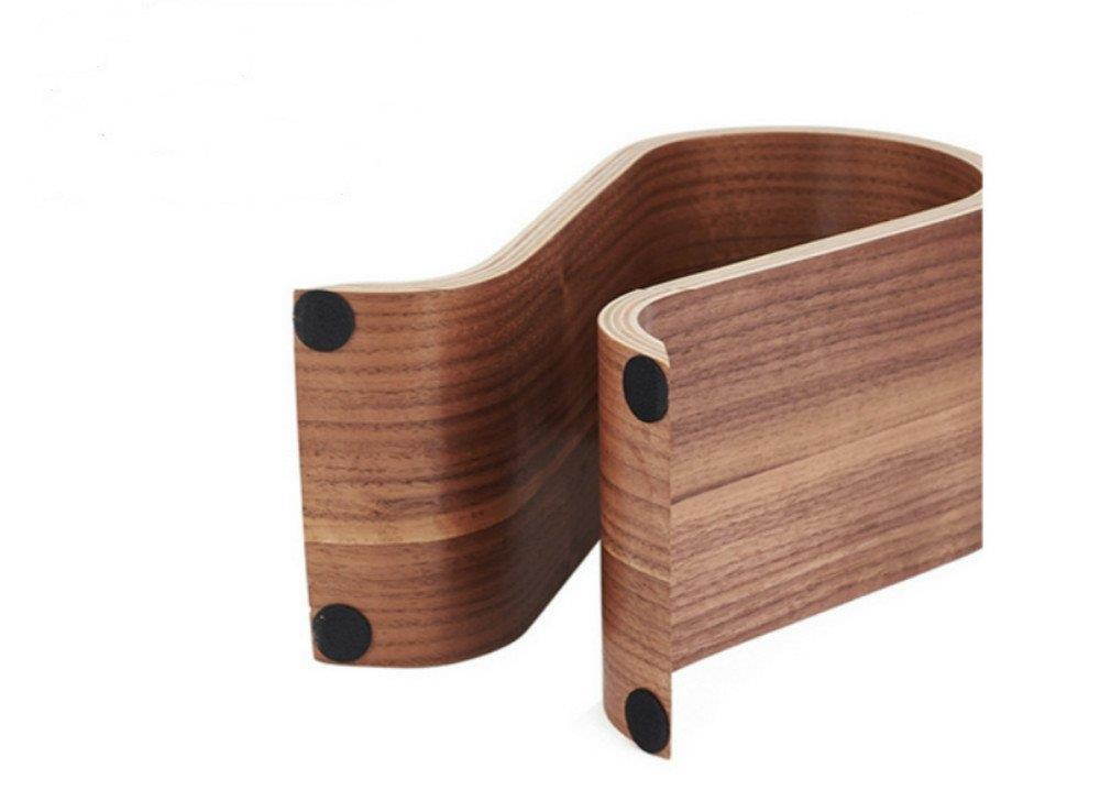 Agile-shop Wooden Omega Headphones Rack Headset Hanger Holder, Suitable for All Headphone Size(Walnut brown)