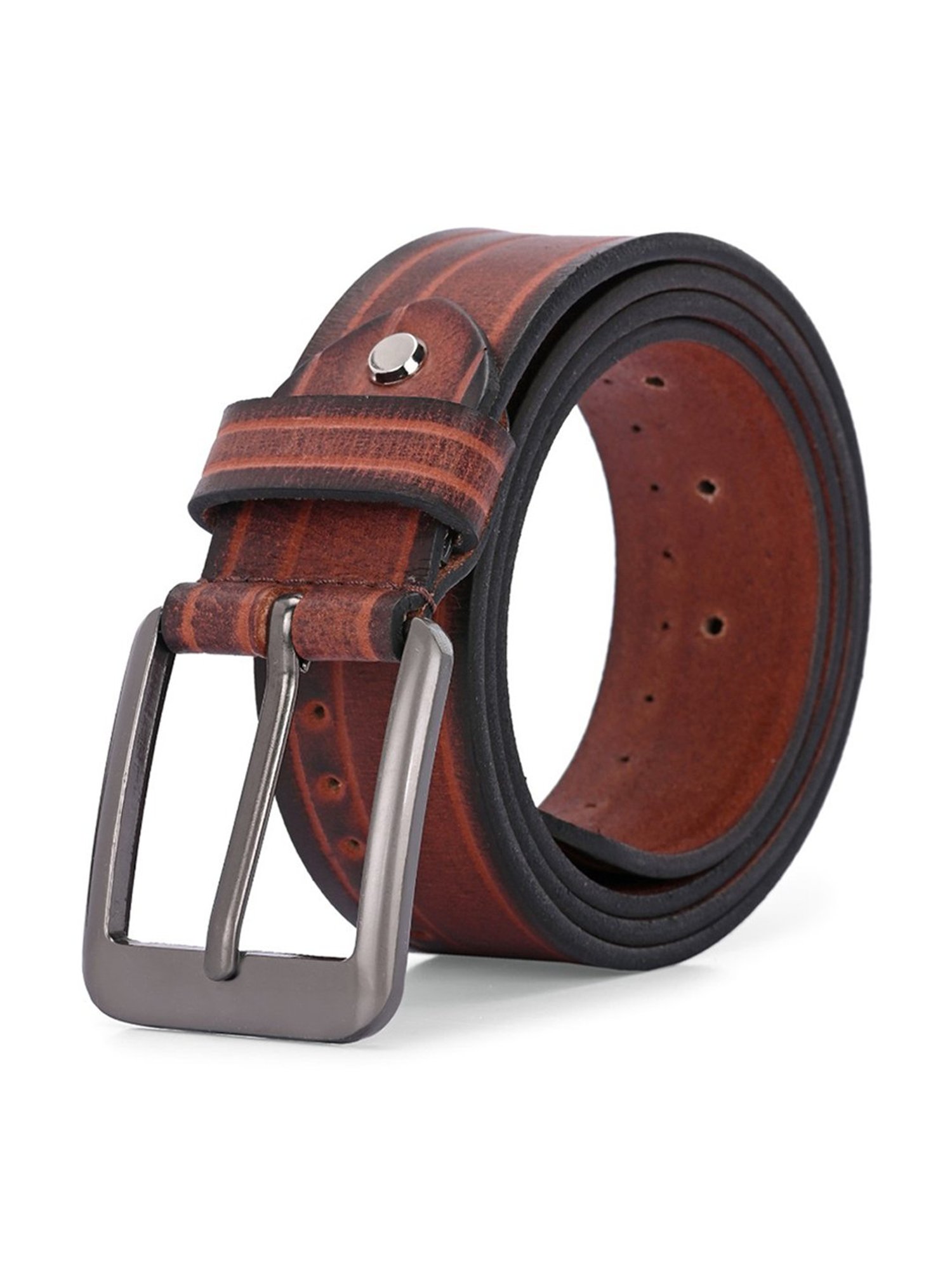 Clog London Brown Leather Casual Belt