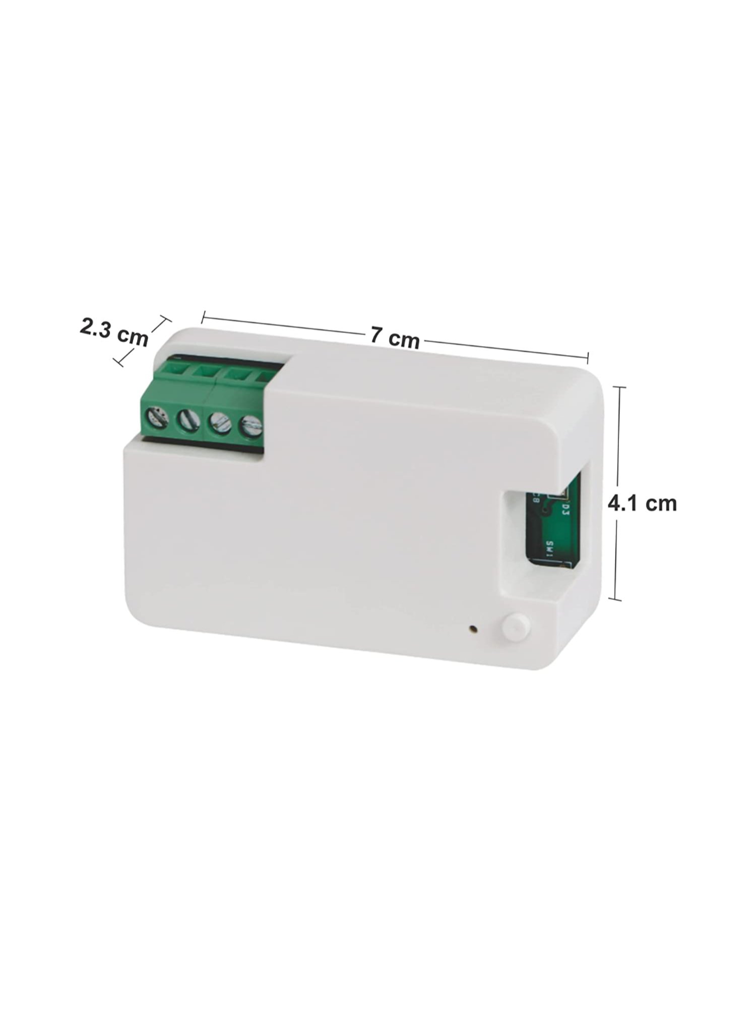 Teqooz WiFi 1 Node Smart Switch Module 16 Amp Retrofit (in-Wall) (White)