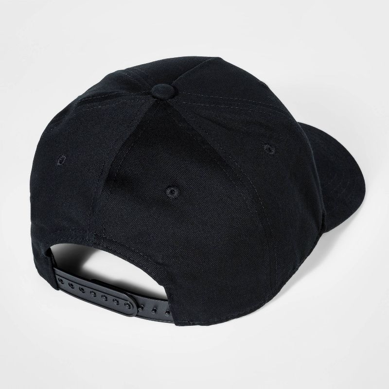 Boys' NASA Flat Brim Baseball Hat - Black