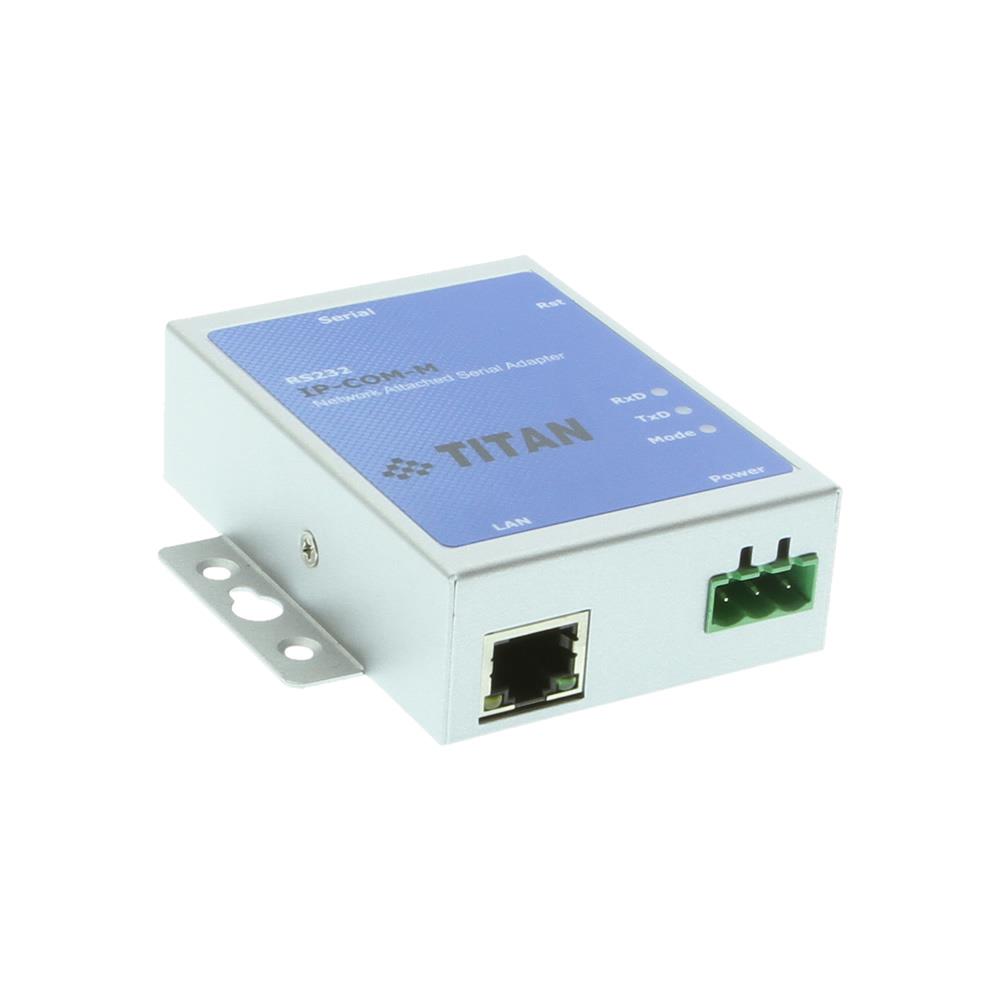 Coolgear Industrial 1 Port RS-232 DB9 Serial over Network Device Server