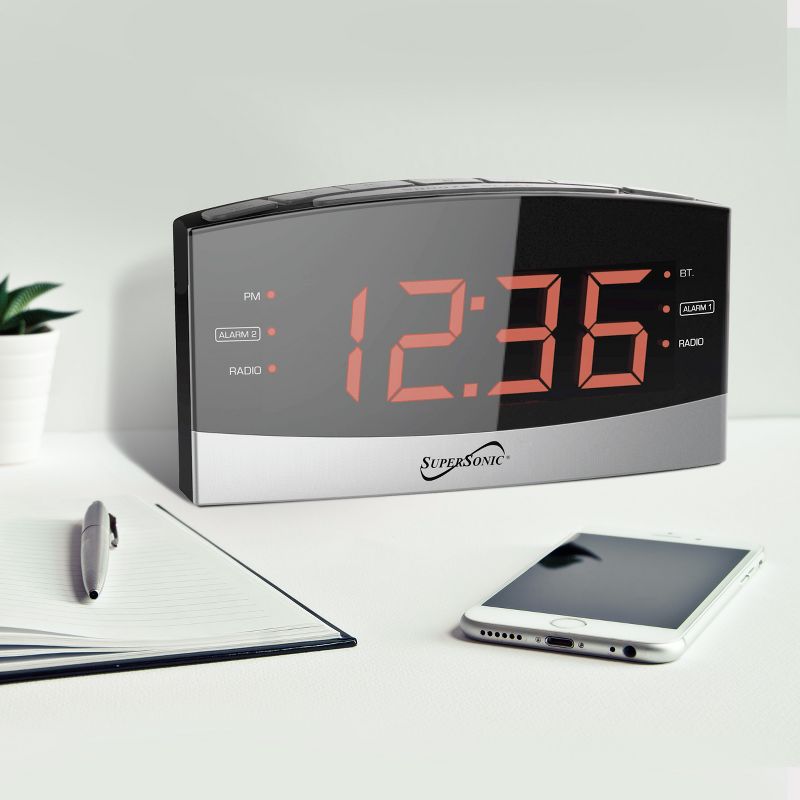 iHome Qi Charging Bluetooth Alarm Clock