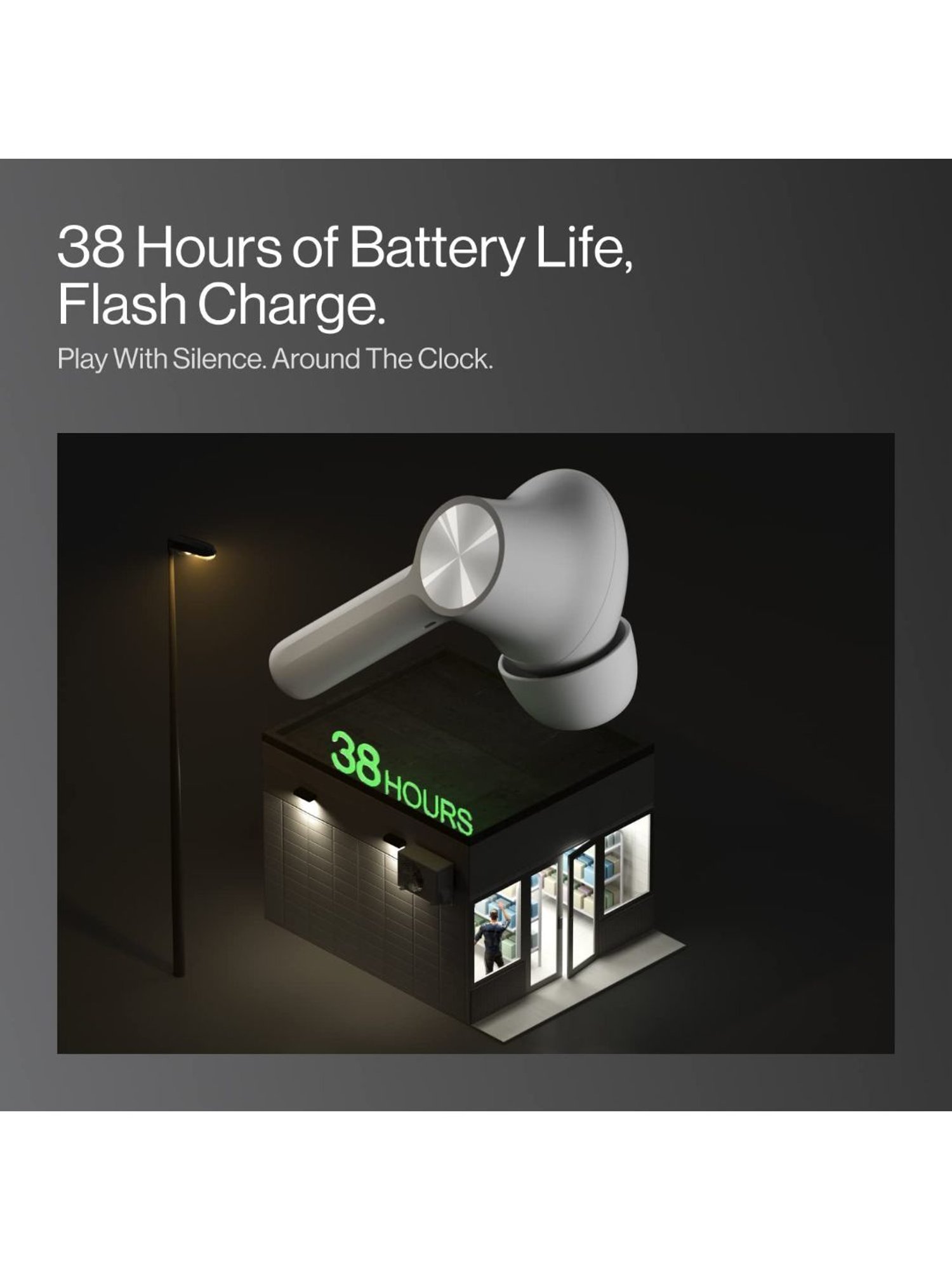 Boat Airdopes Sonik BT Earbuds with 60Hrs Playback & ENx Technology (Thunder Black, True Wireless)