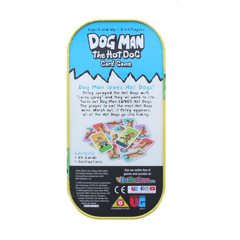 University Games Dog Man The Hot Dog Card Game | 2-4 Players